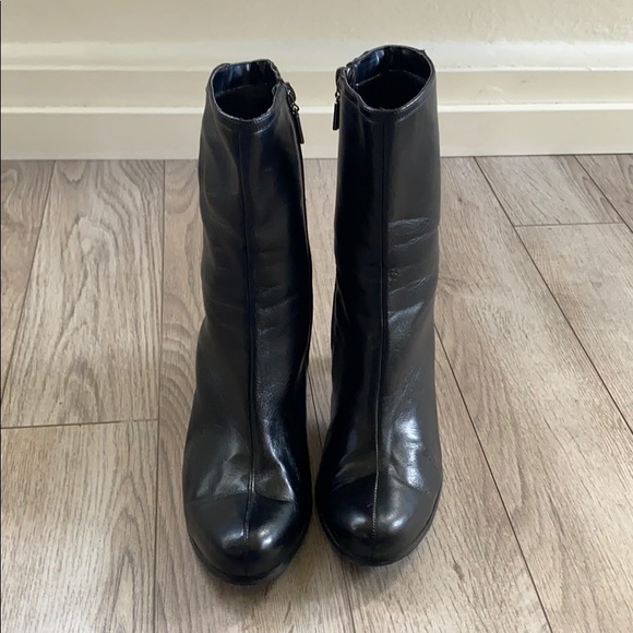 Apostrophe black ankle boots - Picture 3 of 8